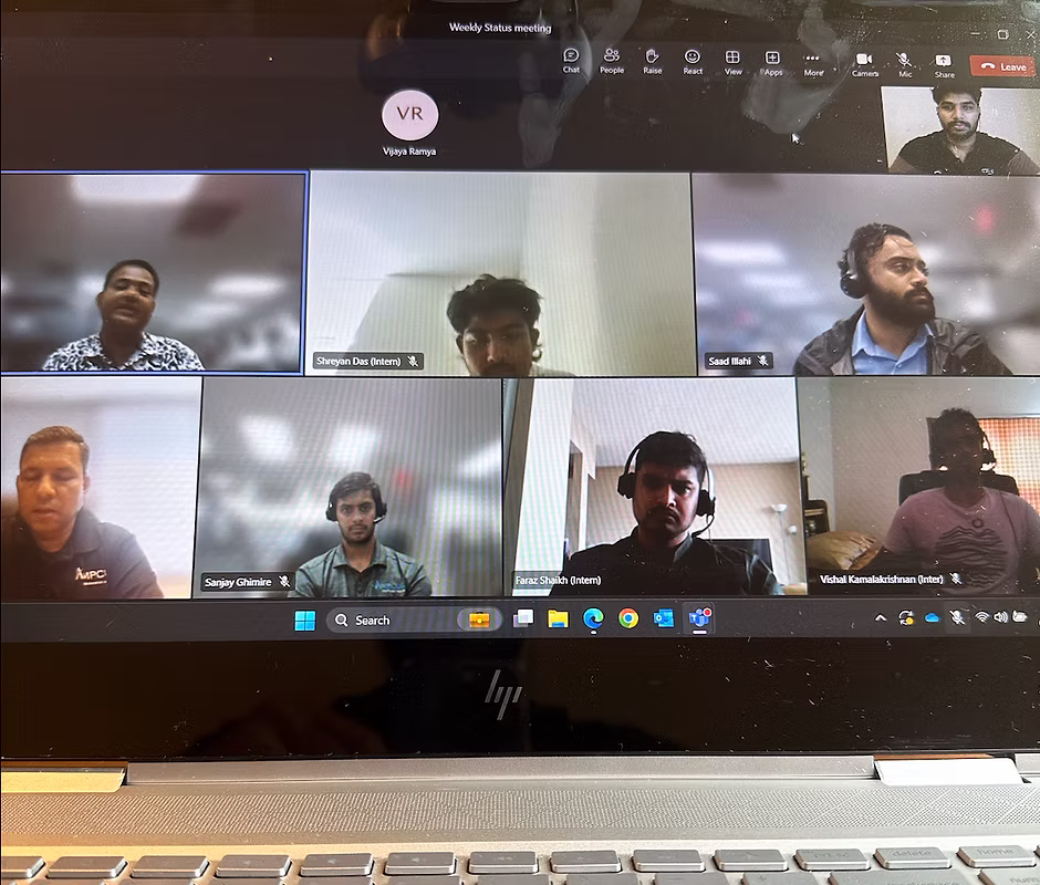 Team collaboration session